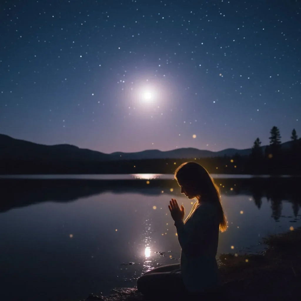 Evening Shadowed Prayer for Peace and Reflection