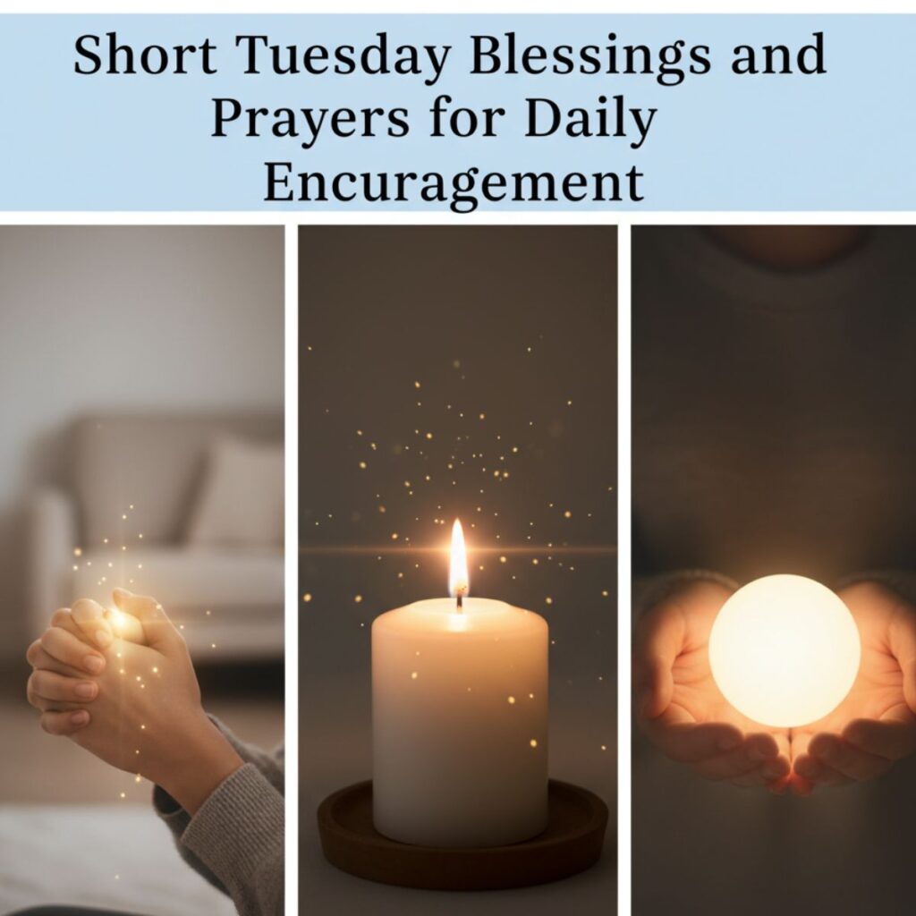 Short Tuesday Blessings and Prayers for Daily Encouragement