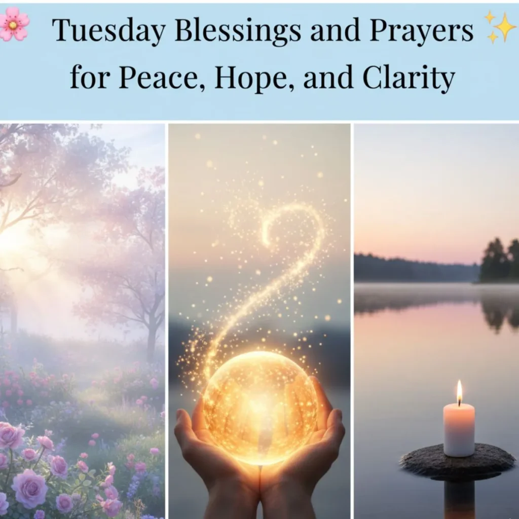 Tuesday Blessings and Prayers for Peace, Hope, and Clarity
