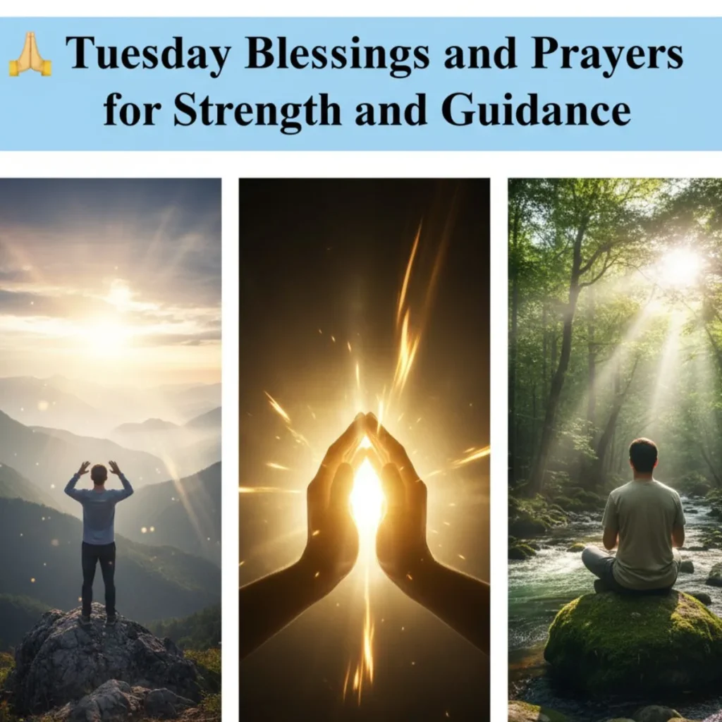 Tuesday Blessings and Prayers for Strength and Guidance