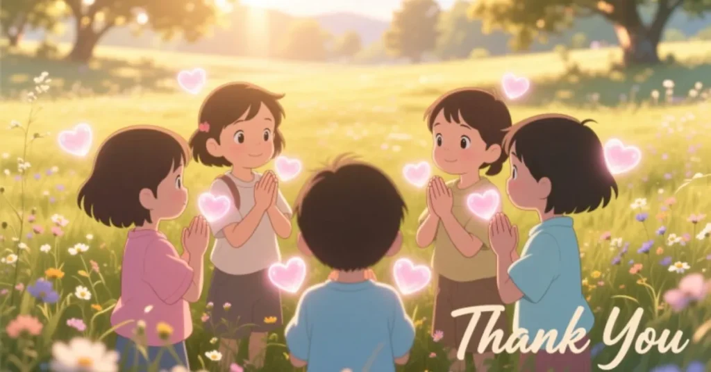 Short Thank-You Prayers for Children