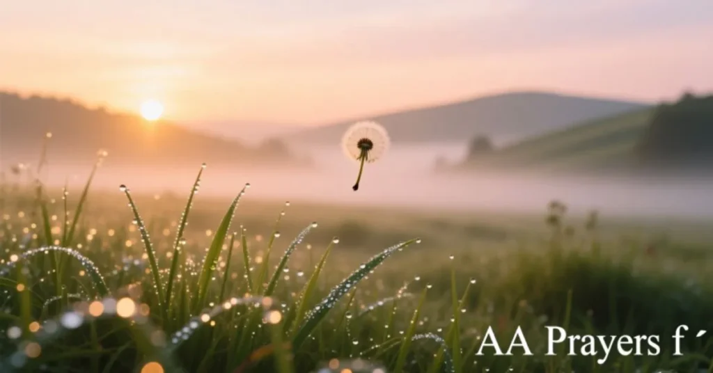 AA Prayers for a New Beginning